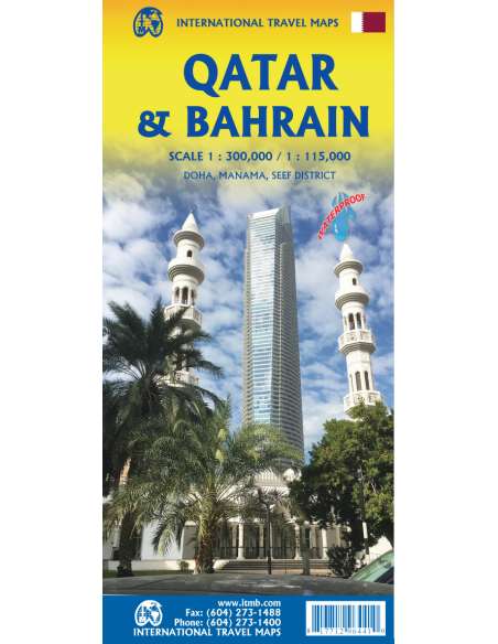 Qatar - Bahrain térkép - ITM