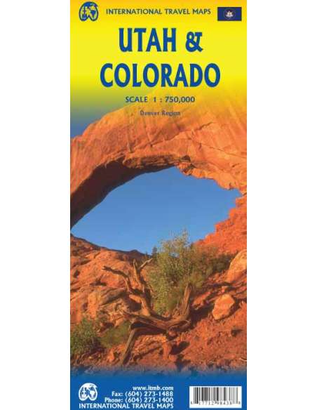 Utah - Colorado térkép