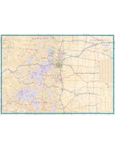 Utah - Colorado térkép
