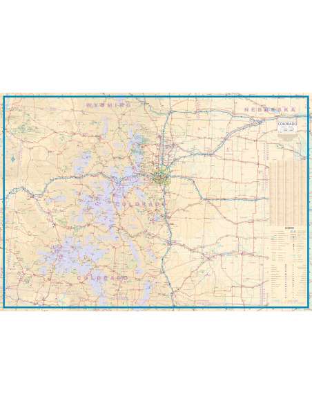 Utah - Colorado térkép