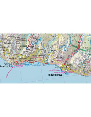 Madeira trekking comfort! map turistatérkép