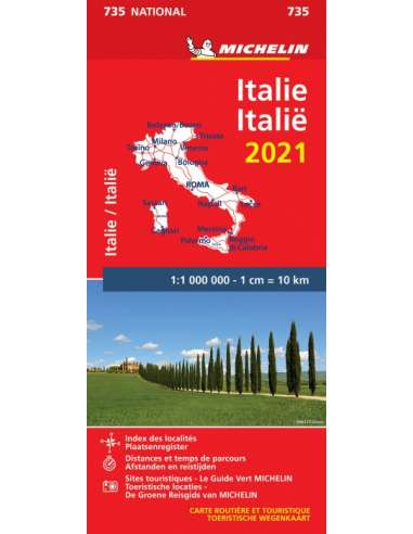 MN 735 Italy - Olaszország autótérkép 2024