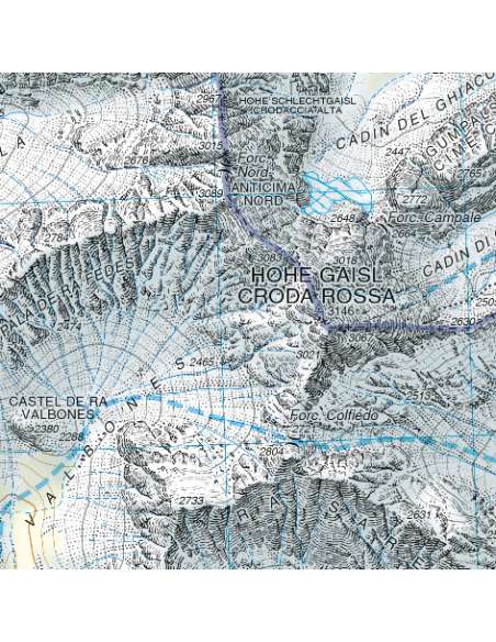 TO 003 Cortina d'Ampezzo e Dolomiti Ampezzane turistatérkép