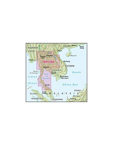 Thaiföld térkép - Thailand