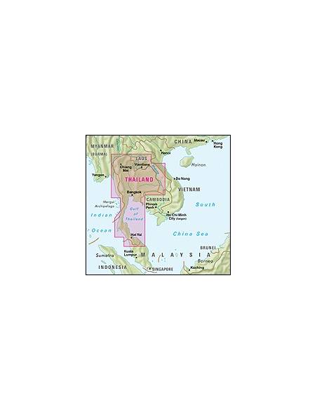Thaiföld térkép - Thailand