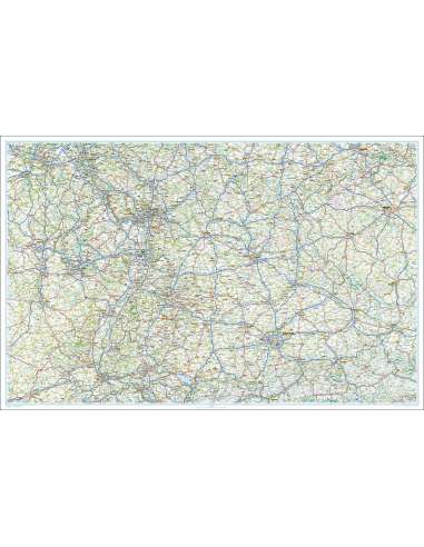 Germany - Deutschland - Németország térkép