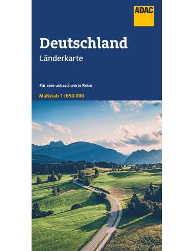 Germany - Deutschland - Németország térkép