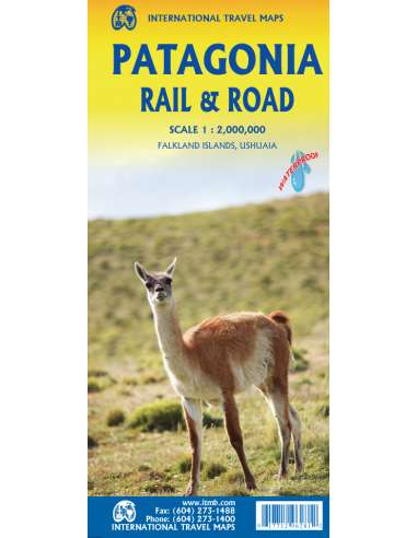 Patagonia rail & road - Patagónia térkép