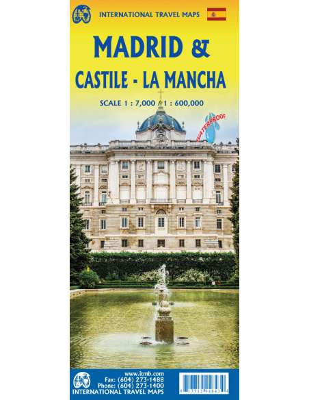 Madrid & Castile - La Mancha térkép