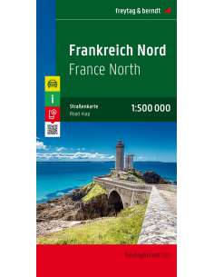 France North - Frankreich Nord - Észak-Franciaország térkép