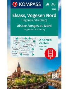 KK 2220 Elsass -  Vogesen Nord - Elzász - Észak-Vogézek...