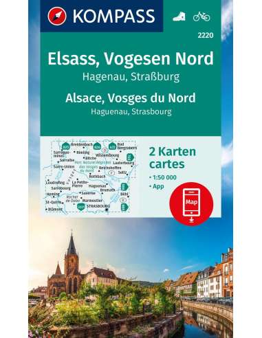 KK 2220 Elsass -  Vogesen Nord - Elzász -...