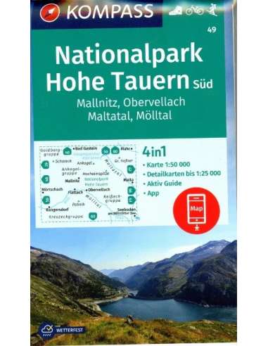 KK 49 Nationalpark Hohe Tauern Süd túra-, sí-...