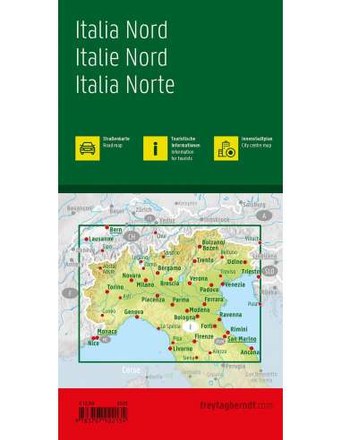 Italy North - Észak-Olaszország térkép