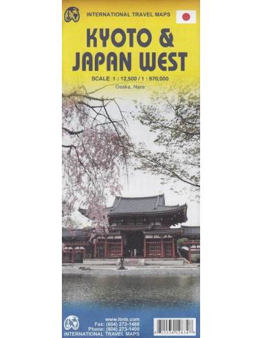 Kyoto & Japan West térkép