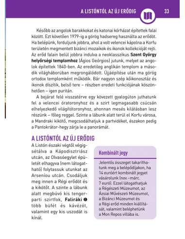 Korfu barangoló - Berlitz útikönyv - LINGEA - 2022