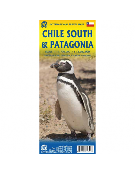 Patagonia & Chile South - Patagónia és Dél-Chile térkép