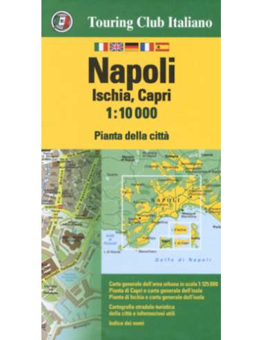 Napoli - Ischia - Capri map - Nápoly térkép