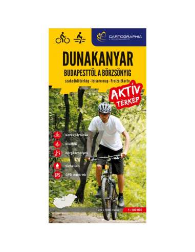 Dunakanyar aktív térkép (Budapesttől a...