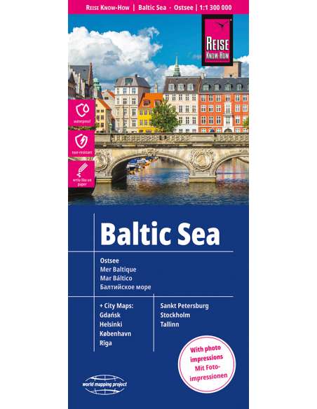 Ostsee - Baltic Sea - Balti-tenger országai - Baltikum térkép
