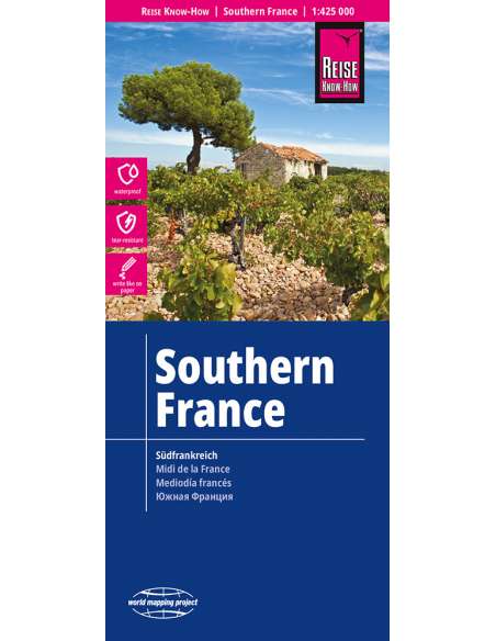 RKH Southern France - Dél-Franciaország térkép 2023