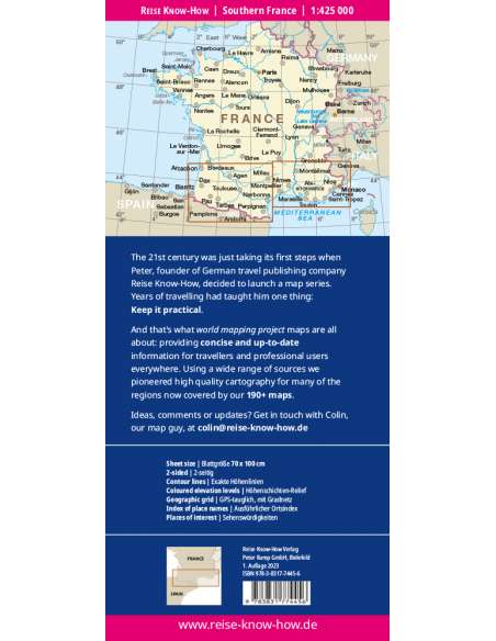 RKH Southern France - Dél-Franciaország térkép 2023