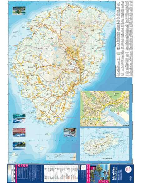 RKH Mauritius - Réunion - Rodrigues térkép