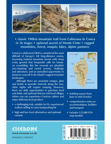 Trekking the GR20 Corsica - Korzika túrakönyv