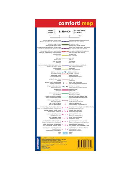 Albánia térkép - Comfort! map