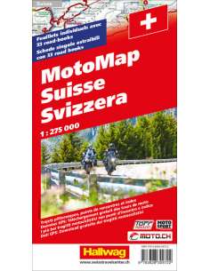 MotoMap Switzerland - Suisse - Svájc motoros térképe 2