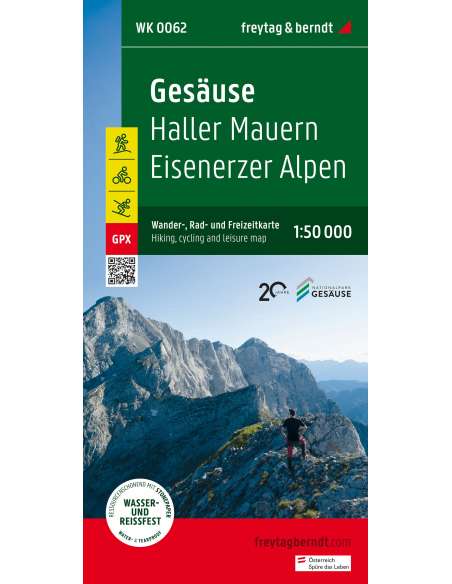 WK 062 Gesause - Haller Mauern - Eisenerzer Alpen túratérkép