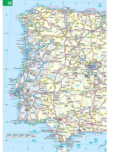 Compact Europe Road Atlas - Európa A5-ös méretű...