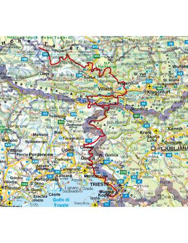 Alpe Adria trail - Alpok-Adria túrakalauz - ROTHER