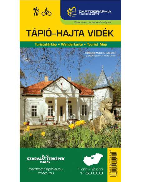 Tápió-Hajta vidék turistatérkép