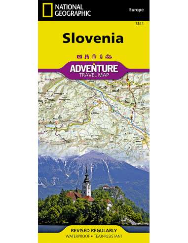 NG 3311 Slovenia - Szlovénia Adventure térkép -...