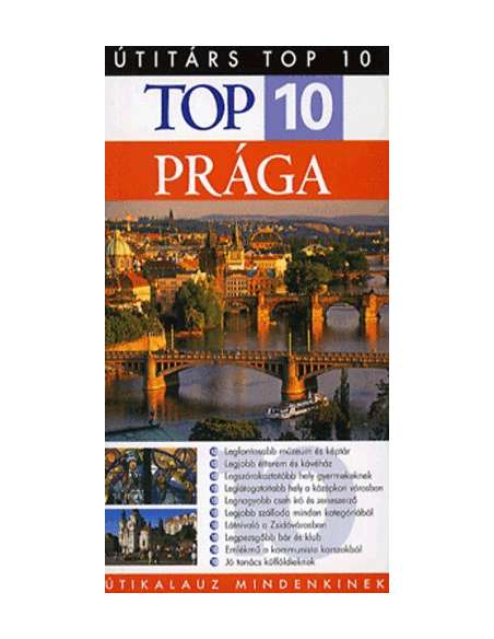 Prága útikönyv TOP 10 - Útitárs
