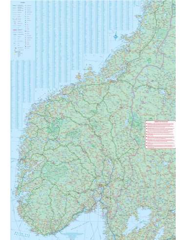 Norway - Norvégia térkép