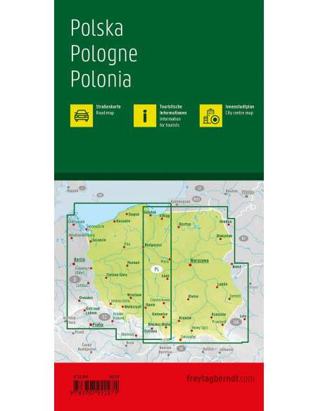 Poland - Polska - Lengyelország térkép