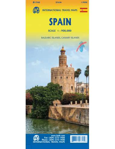 Spain - Spanyolország térkép