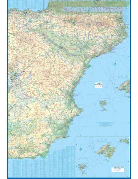 Spain - Spanyolország térkép