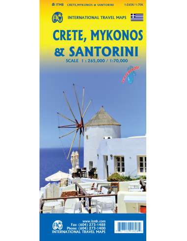Crete - Mykonos and Santorini - Kréta -...