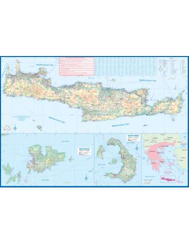 Crete - Mykonos and Santorini - Kréta -...