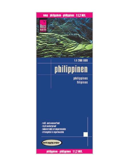 RKH Philippines - Philippinen - Fülöp-szigetek térkép 2023