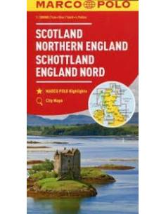 Northern England - Skócia - Észak-Anglia ZOOM térkép -...