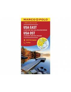 USA East - USA - kelet térkép - MARCO POLO