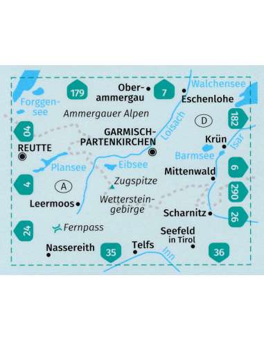KK 5 Wettersteingebirge - Zugspitzgebiet...