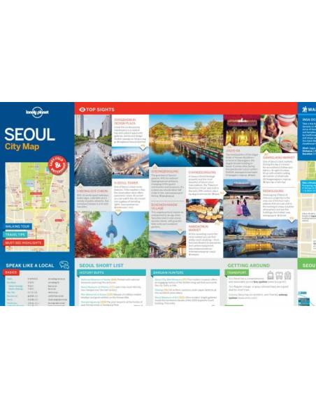 Seoul City Map - Szöul várostérkép - Lonely Planet
