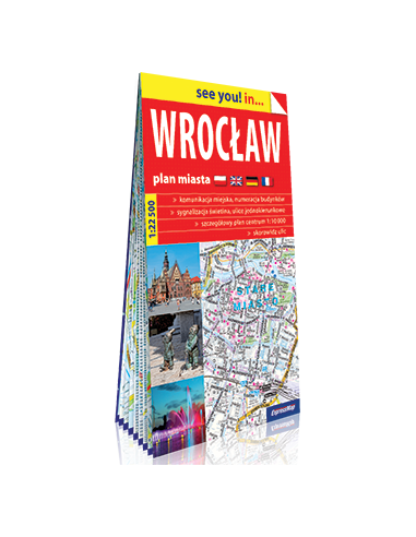 Wroclaw várostérkép Plastic Map
