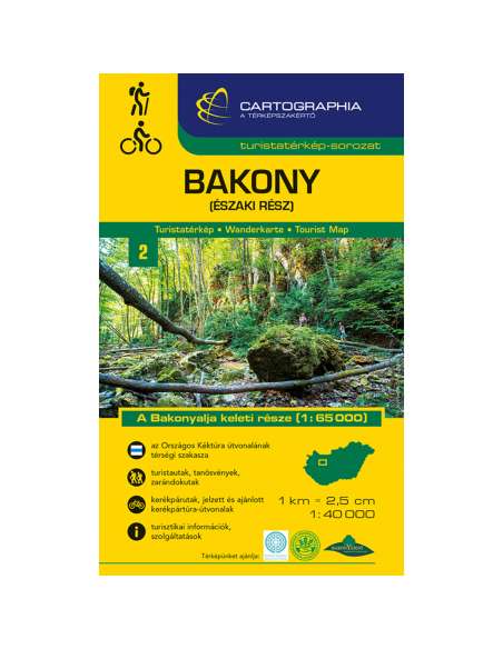 Bakony (északi rész) [2] turistatérkép