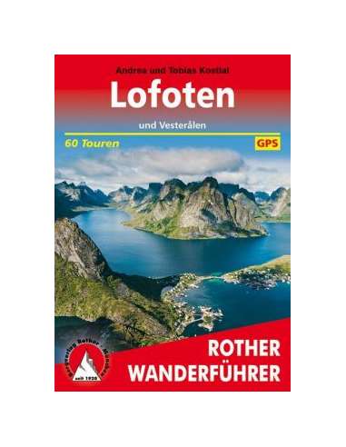 Lofoten túrakalauz - 60 túra - ROTHER német 2023